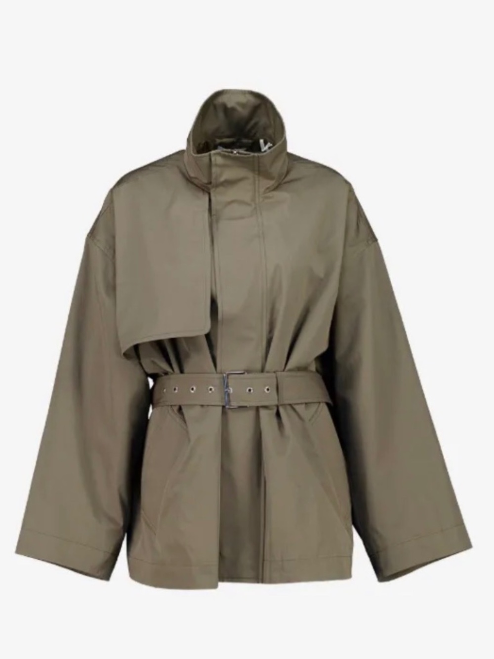 FRAME storm-flap belted jacket